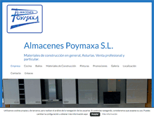 Tablet Screenshot of poymaxa.com